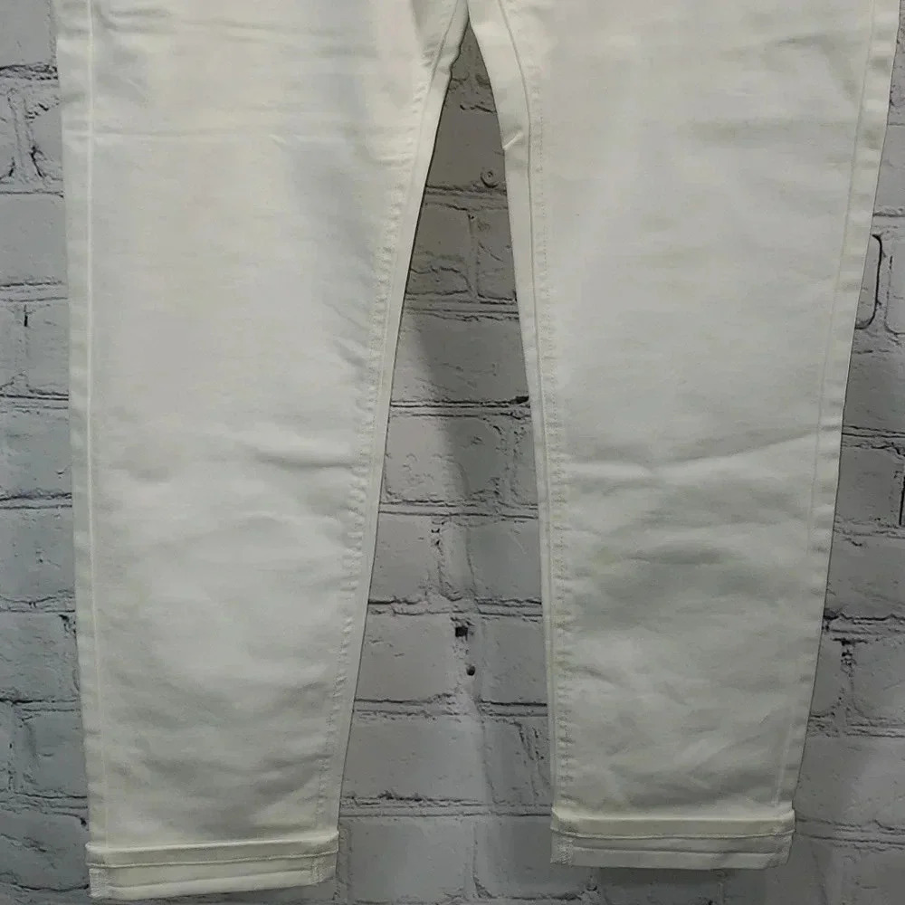 Risen Non-Distressed Classic White Skinny Jeans Size 2XL NWT - Picture 4 of 13